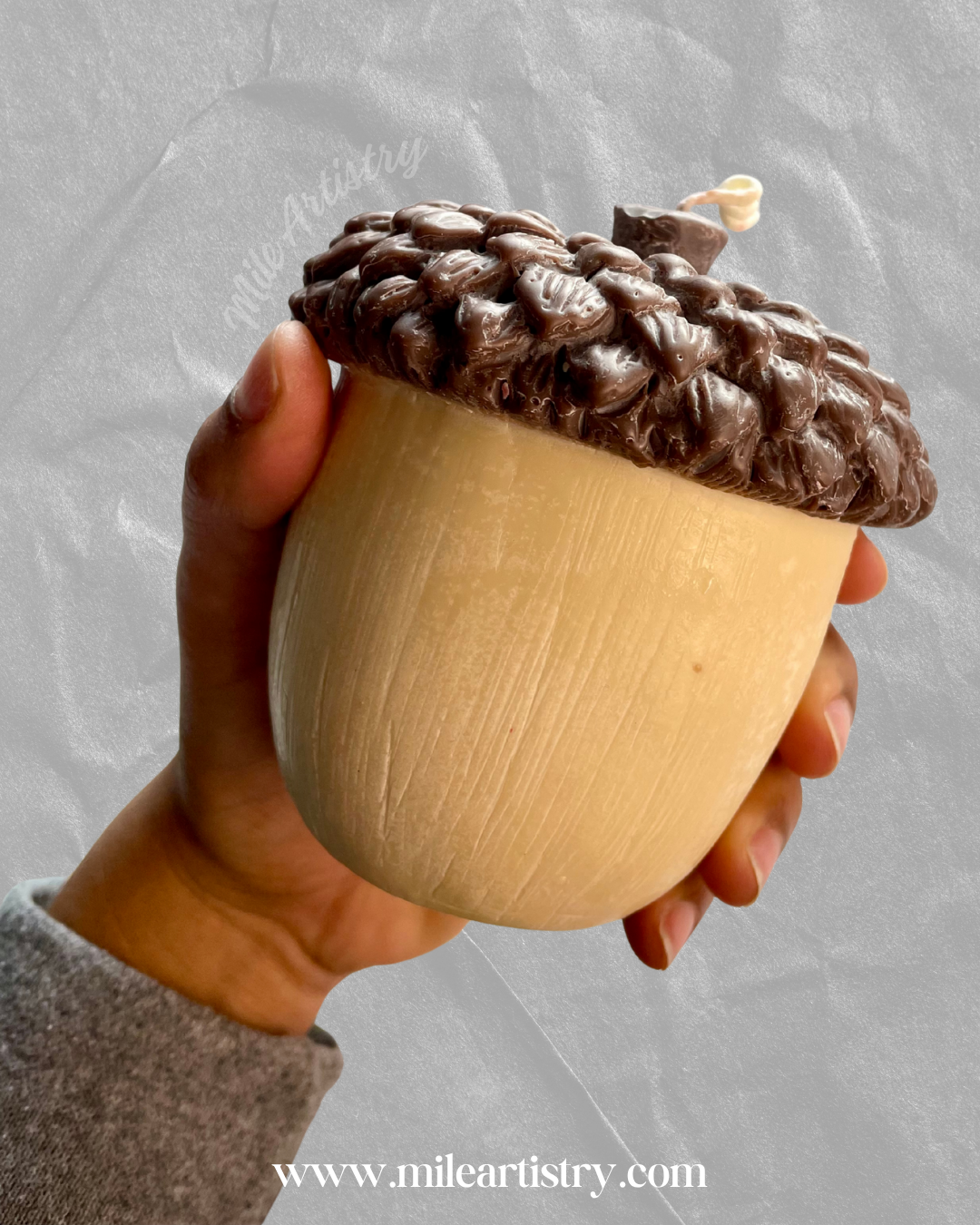 Acorn Candle
