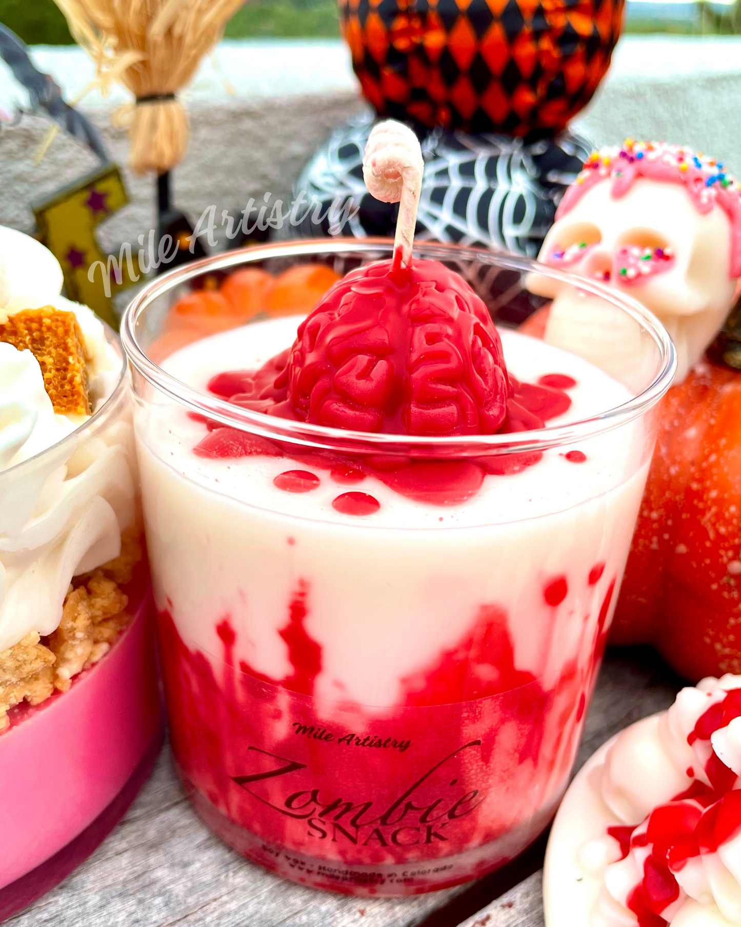 Zombie Snack Candle