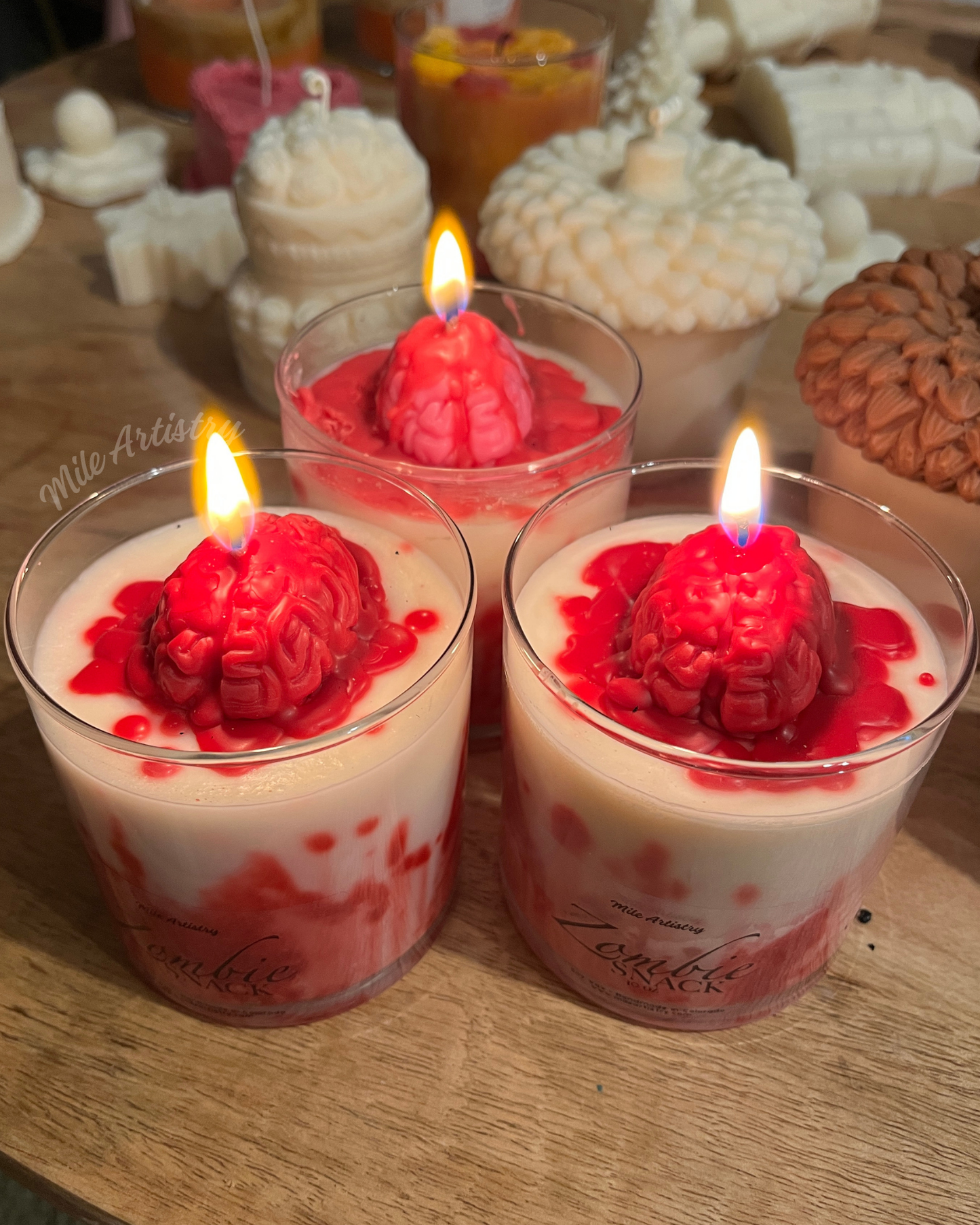 Zombie Snack Candle