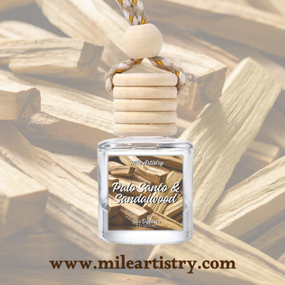 🪵 Palo Santo and Sandalwood | Car Freshener
