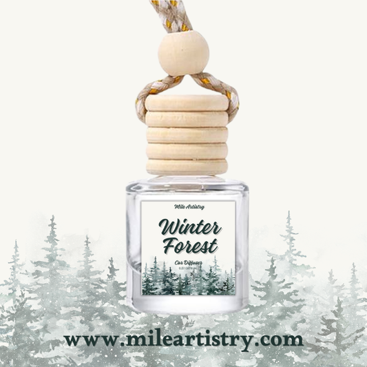 🌲❄️ Winter Forest | Car Freshener