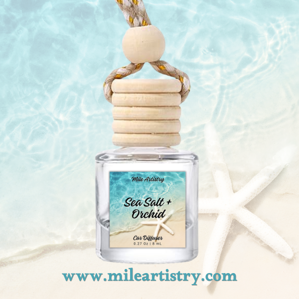 Sea Salt + Orchid | Car Freshener