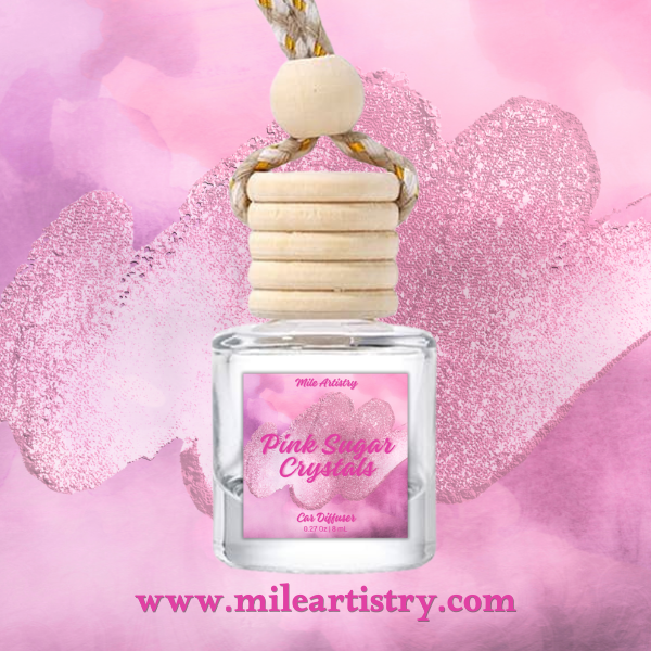 Pink Sugar Crystals | Car Freshener