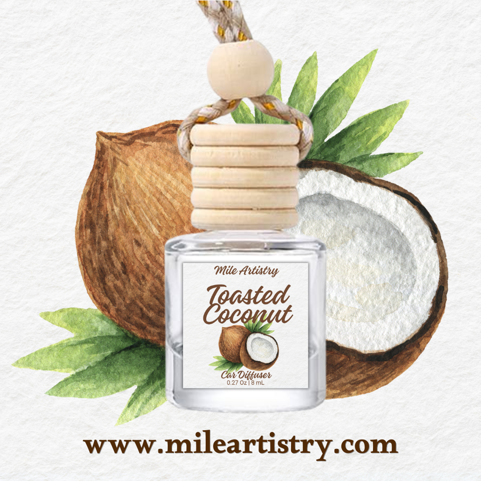 🥥 Toasted Coconut | Car Freshener