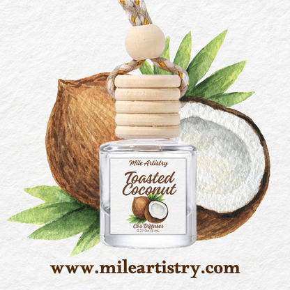 🥥 Toasted Coconut | Car Freshener