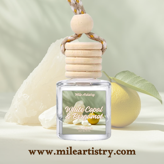 White Copal & Bergamot | Car Freshener