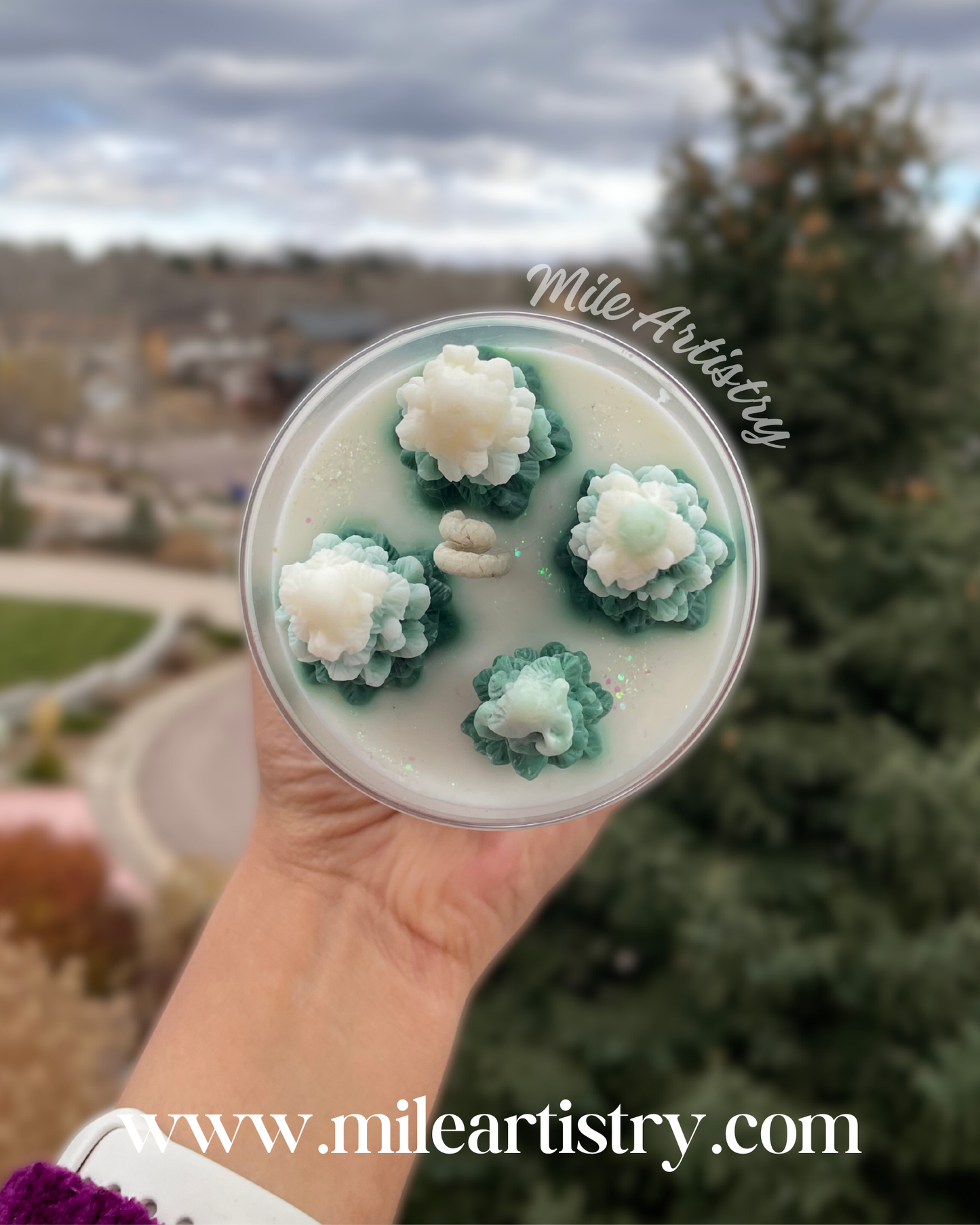 🌲Christmas Forest — Blue Spruce Candle