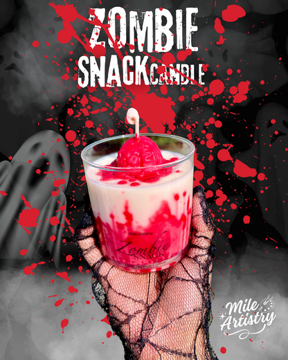 Zombie Snack Candle
