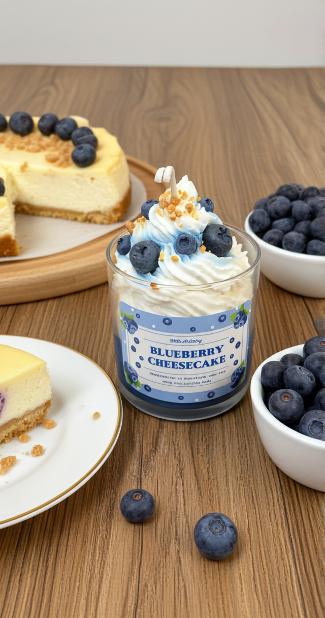 Blueberry Cheesecake Candle