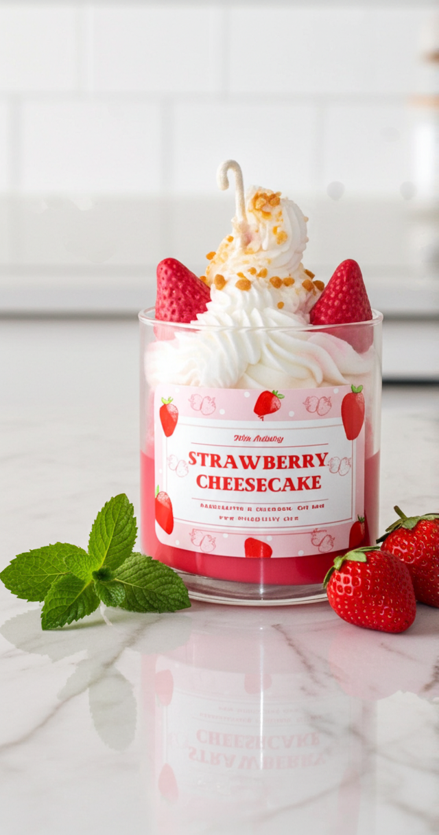 Strawberry Cheesecake Candle