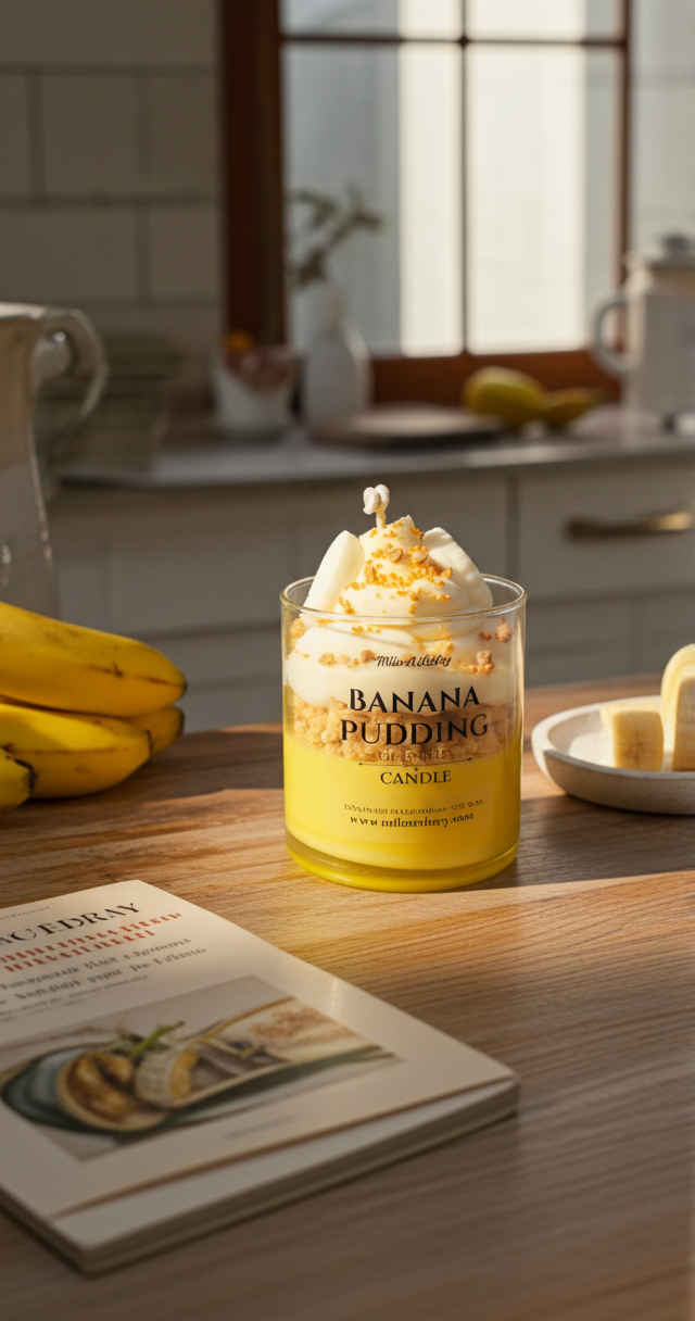 Banana Pudding Candle