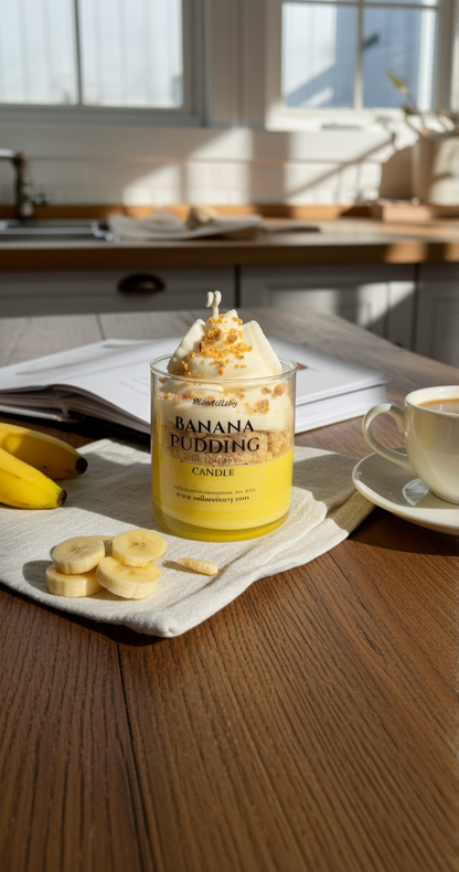 Banana Pudding Candle