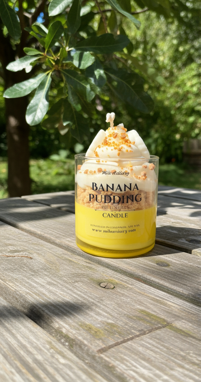 Banana Pudding Candle