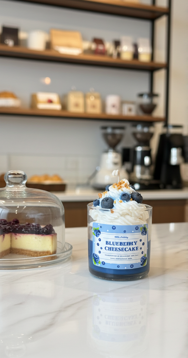 Blueberry Cheesecake Candle