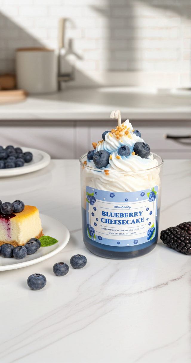 Blueberry Cheesecake Candle