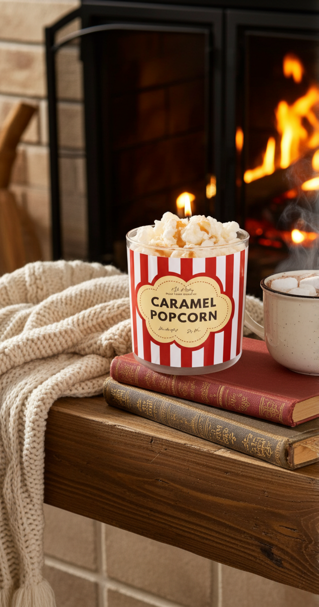 Caramel Popcorn Candle